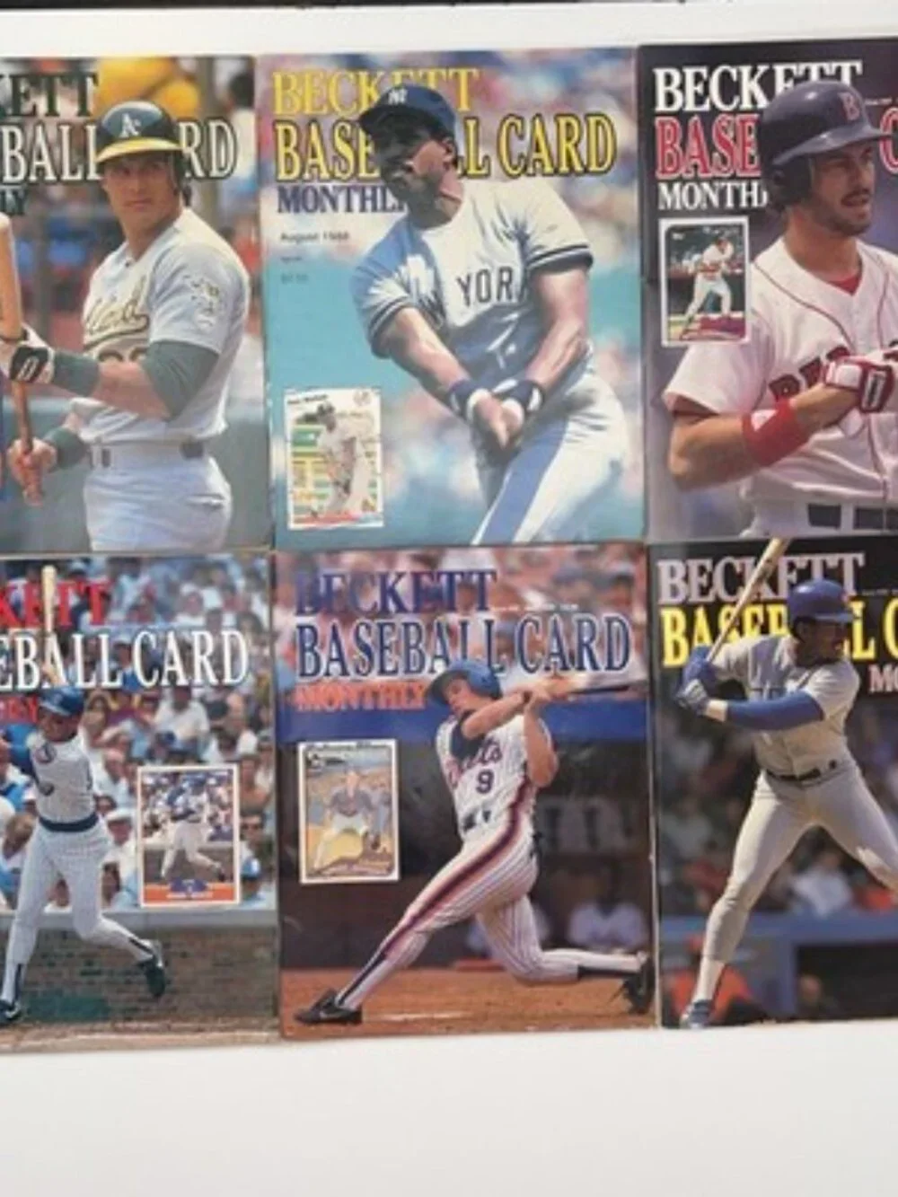 VTG Lot of (11) 1988-2011 Beckett Baseball Card Monthly Price Guide Magazines
